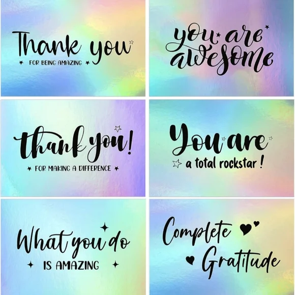 Thank You Cards (60) 4x6 - Picture 1 of 6